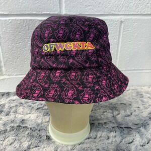 Odd Future X Santa Cruz Screaming Donut Bucket Hat Black Pink Purple Graph Print